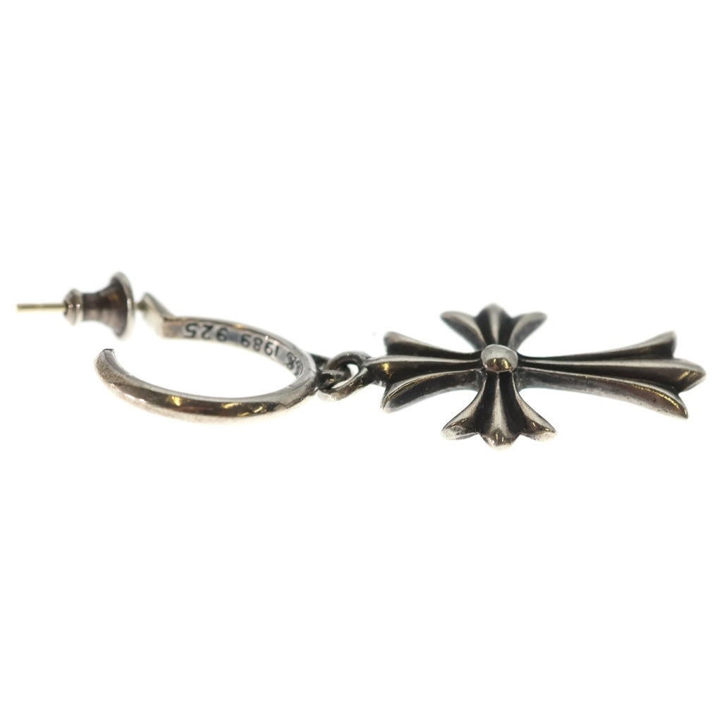 CHROME HEARTS(クロムハーツ) TINY CH CROSS タイニーCHクロス フープピアス シルバー BCA115