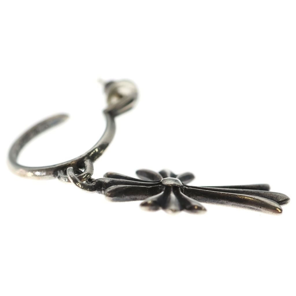 CHROME HEARTS(クロムハーツ) TINY CH CROSS タイニーCHクロス フープピアス シルバー BCA115