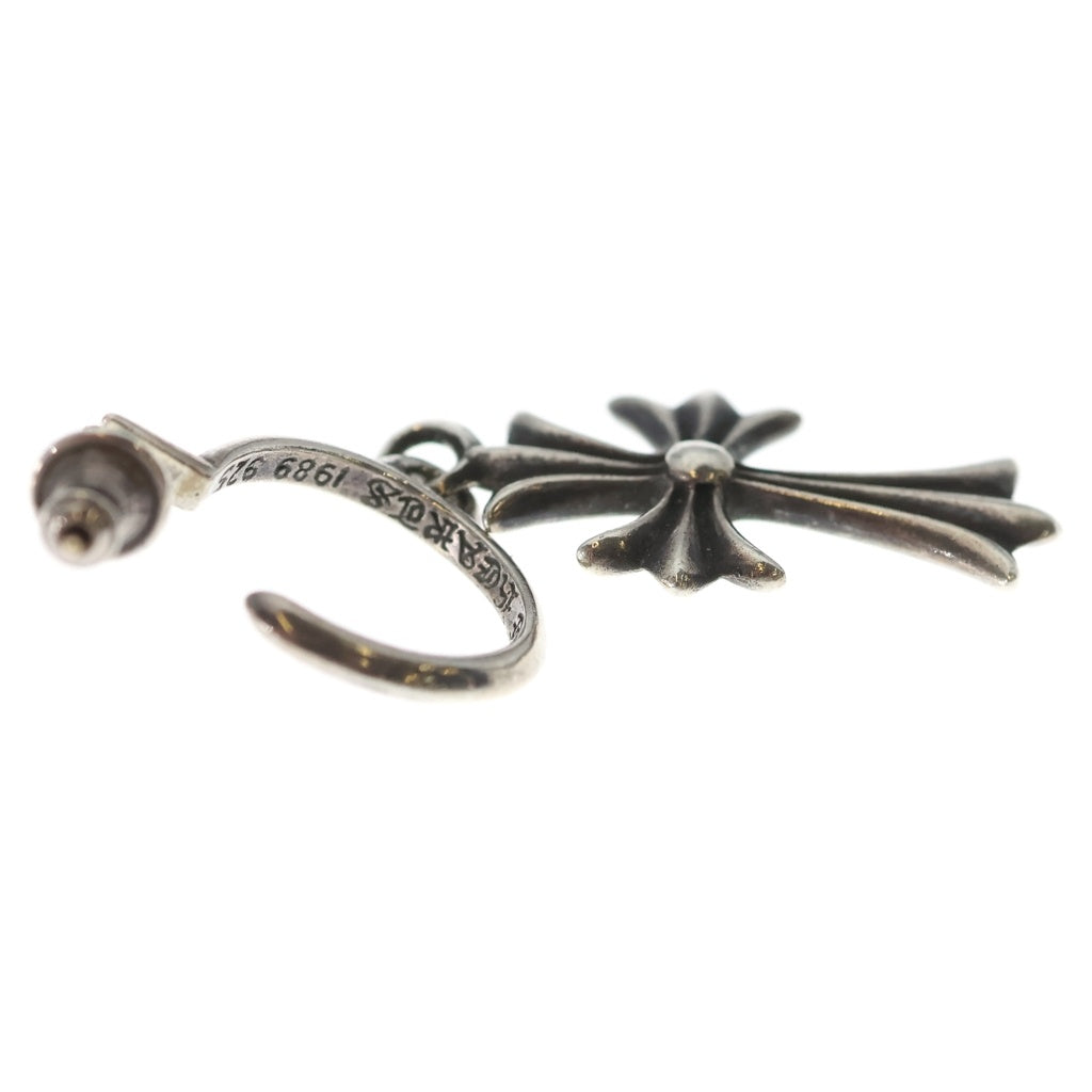 CHROME HEARTS(クロムハーツ) TINY CH CROSS タイニーCHクロス フープピアス シルバー BCA115