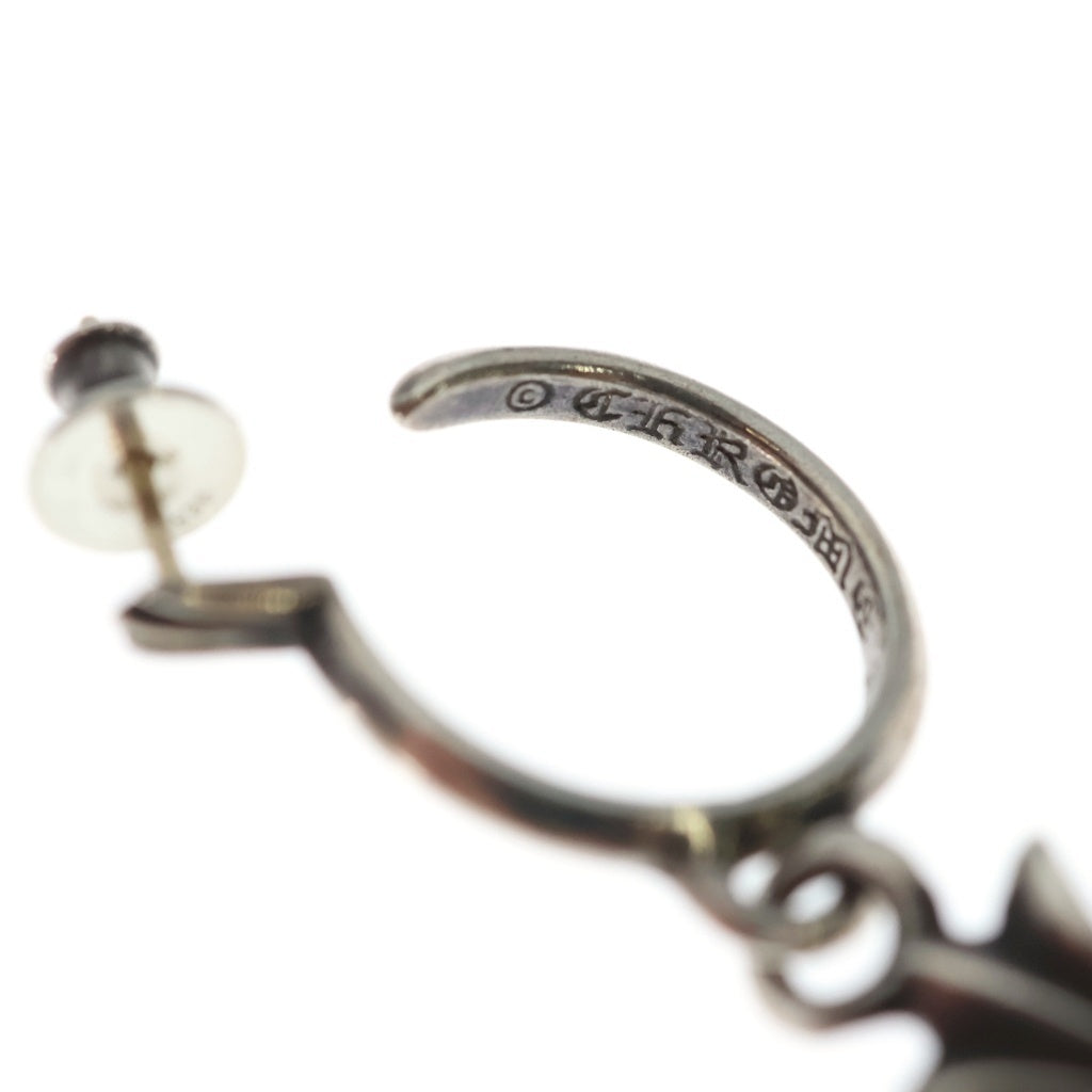 CHROME HEARTS(クロムハーツ) TINY CH CROSS タイニーCHクロス フープピアス シルバー BCA115