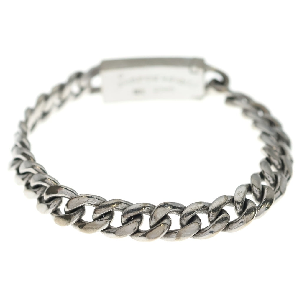 CHROME HEARTS(クロムハーツ) 18KWG ID MINI CHX DIA CHX ミニID ダイヤ ブレスレット ホワイトゴールド