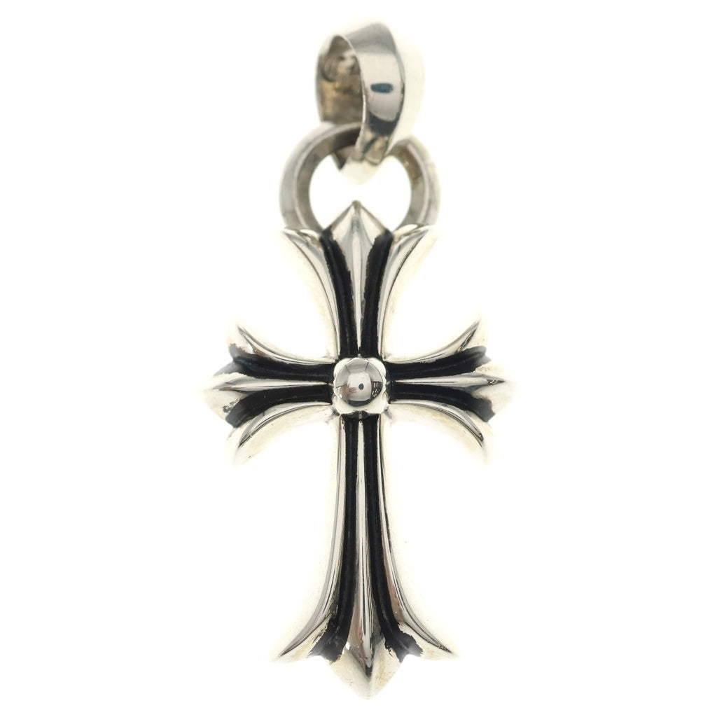 CHROME HEARTS(クロムハーツ) CH CRS SML W/BALE Wベイル スモールCHクロス ペンダントトップ シルバー BCA218