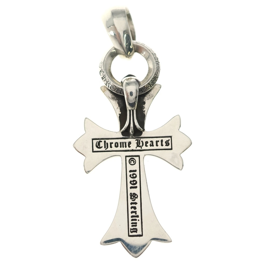 CHROME HEARTS(クロムハーツ) CH CRS SML W/BALE Wベイル スモールCHクロス ペンダントトップ シルバー BCA218