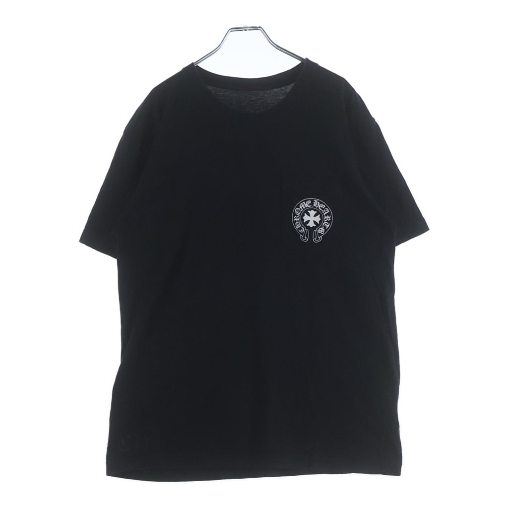 CHROME HEARTS(クロムハーツ) CH T-SHRT 1 バック英字プリントTシャツ 半袖カットソー ブラック