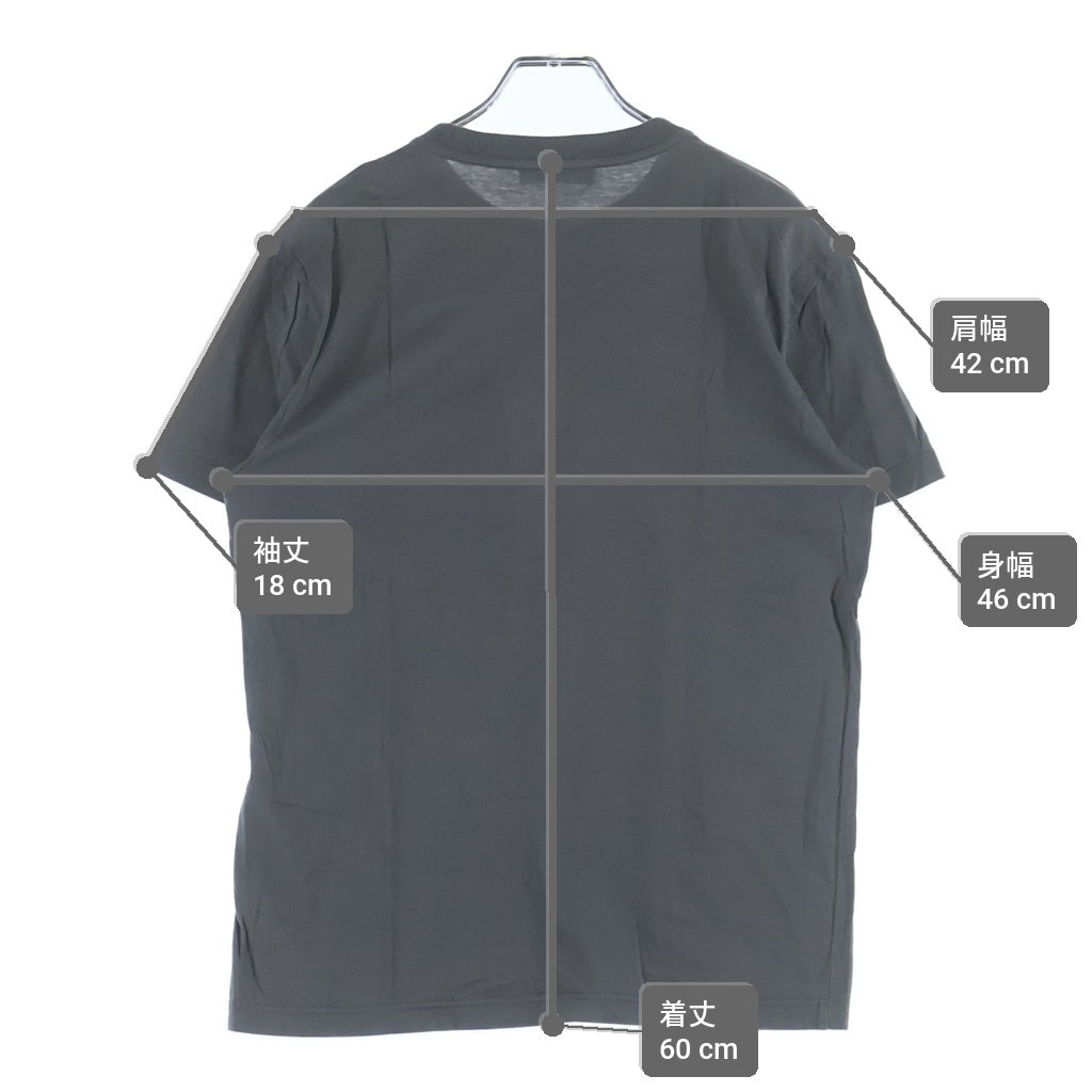PRADA(プラダ) トライアングルロゴポケット 半袖Tシャツ グレー UJN677 S202