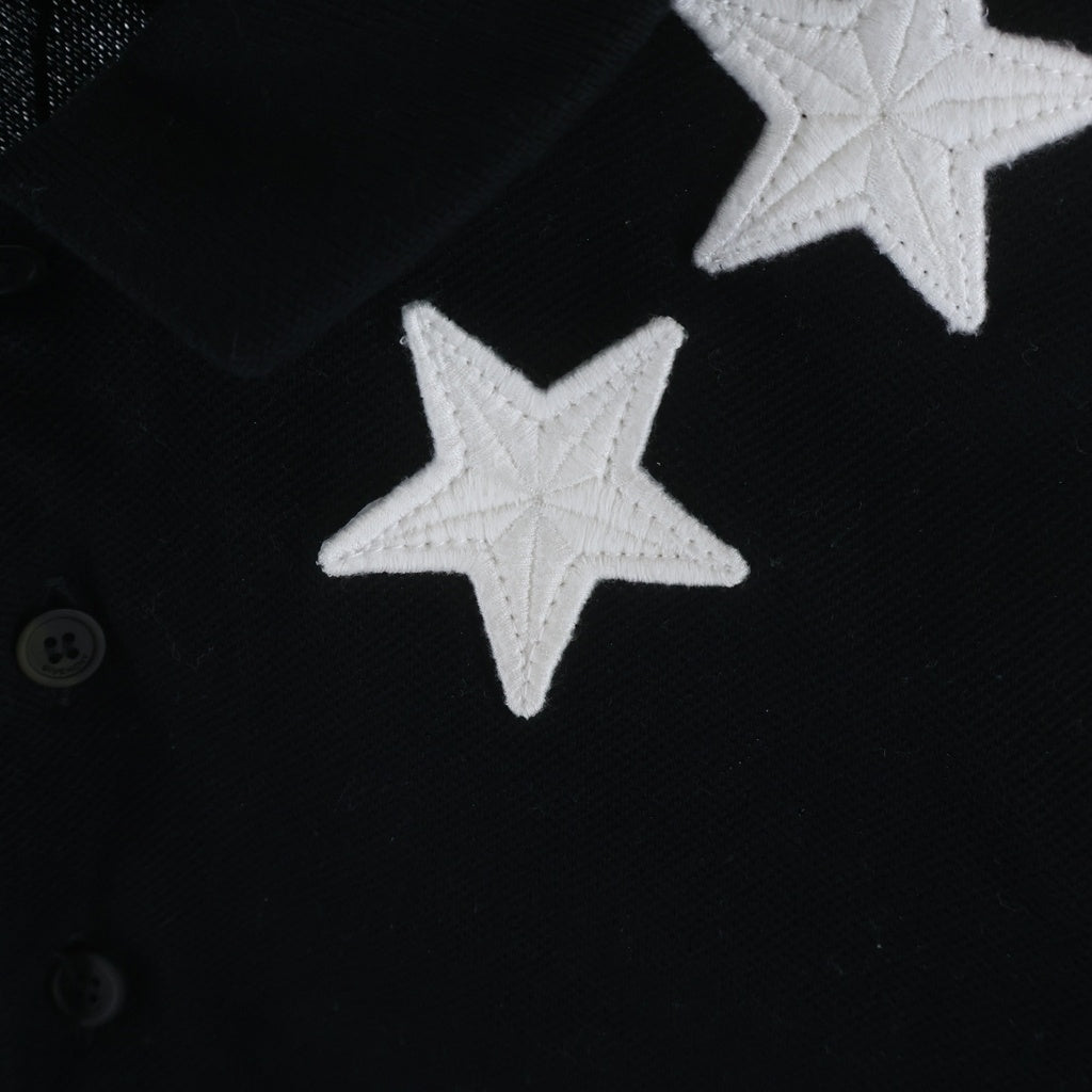 GIVENCHY(ジバンシィ) スターパッチ ポロシャツ ブラック 15S 7102 701