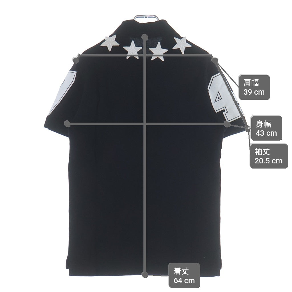 GIVENCHY(ジバンシィ) スターパッチ ポロシャツ ブラック 15S 7102 701