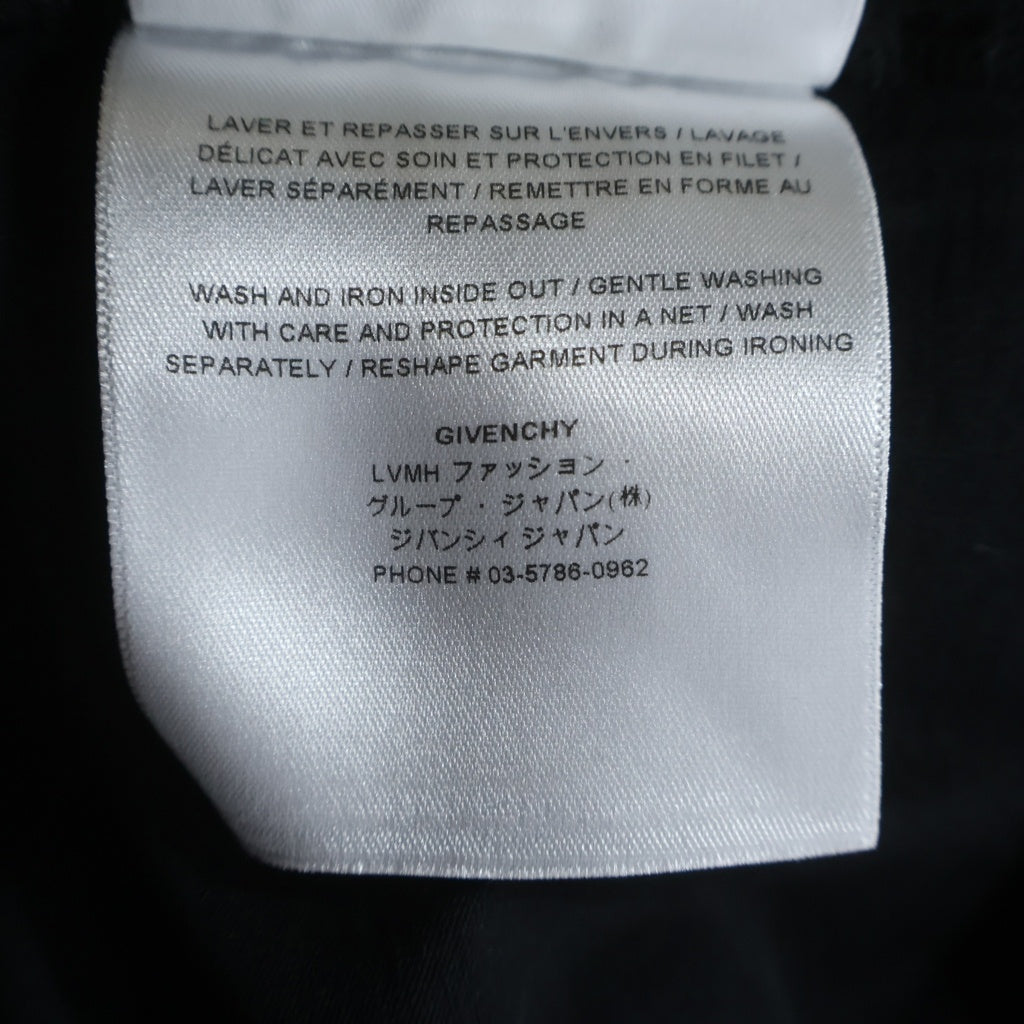 GIVENCHY(ジバンシィ) フロントロゴ 半袖Tシャツ ブラック BM716G3YCT