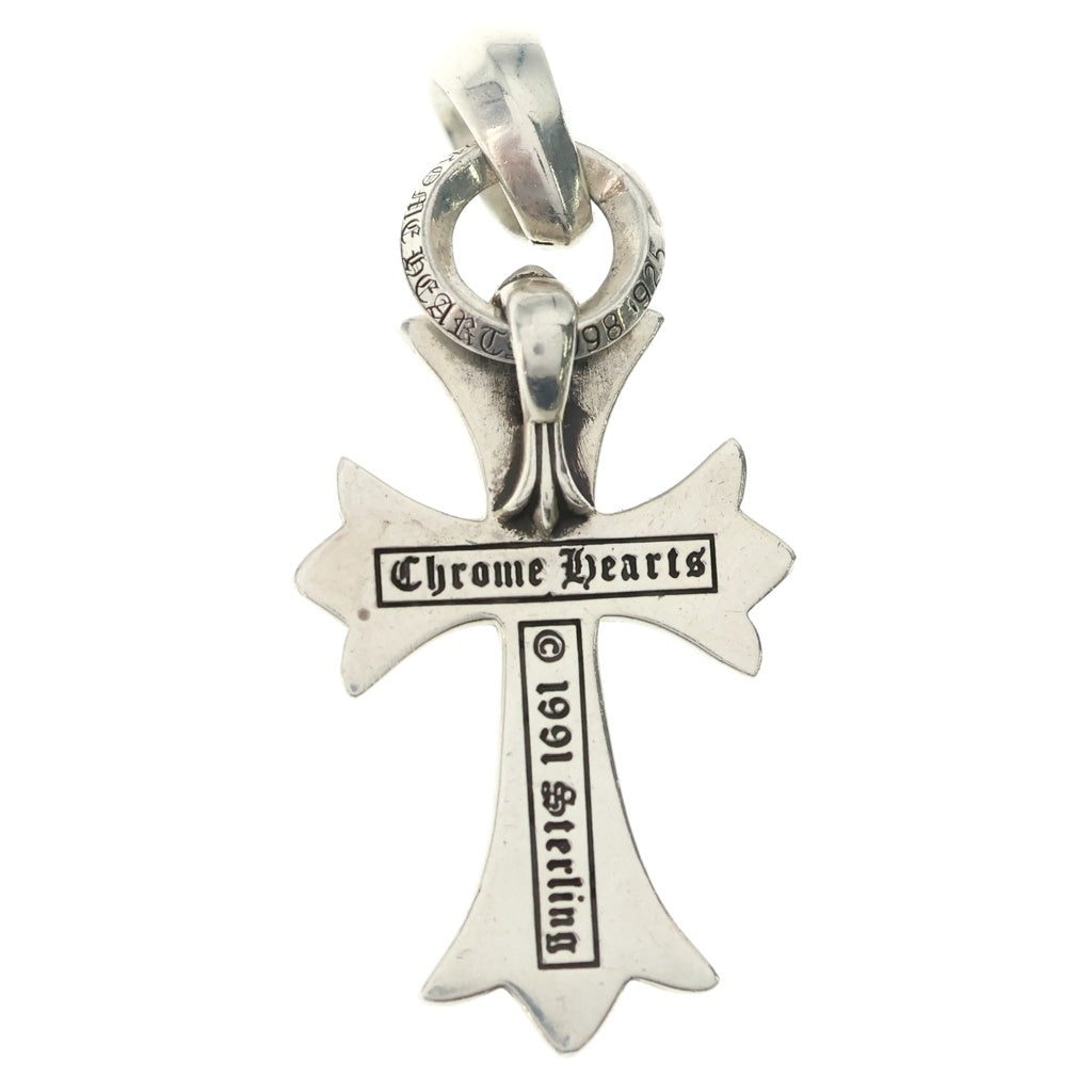 CHROME HEARTS(クロムハーツ) CH CRS SML W/BALE Wベイル スモールCHクロス ペンダントトップ シルバー BCA218