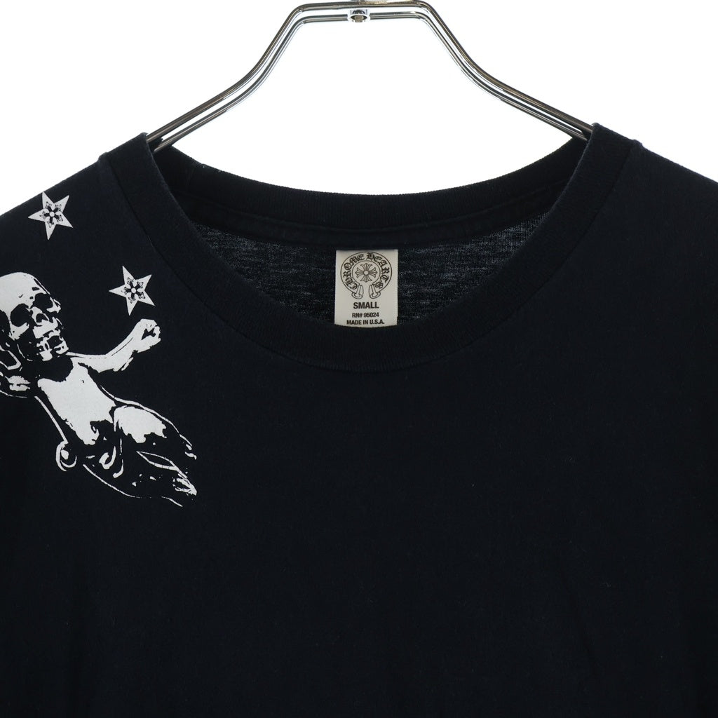 CHROME HEARTS(クロムハーツ) FOTI STAR フォティ スターバックレタリングプリント半袖Tシャツ ブラック