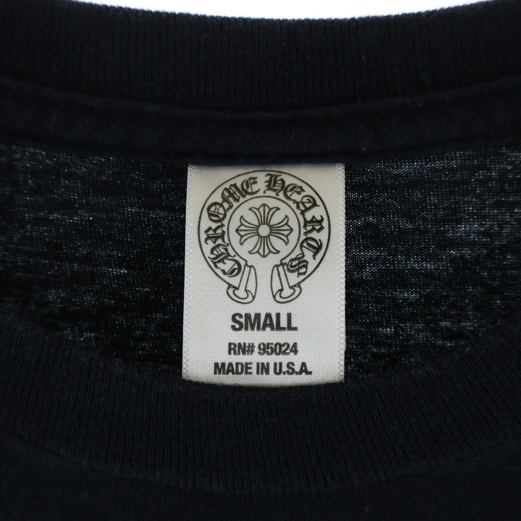 CHROME HEARTS(クロムハーツ) FOTI STAR フォティ スターバックレタリングプリント半袖Tシャツ ブラック