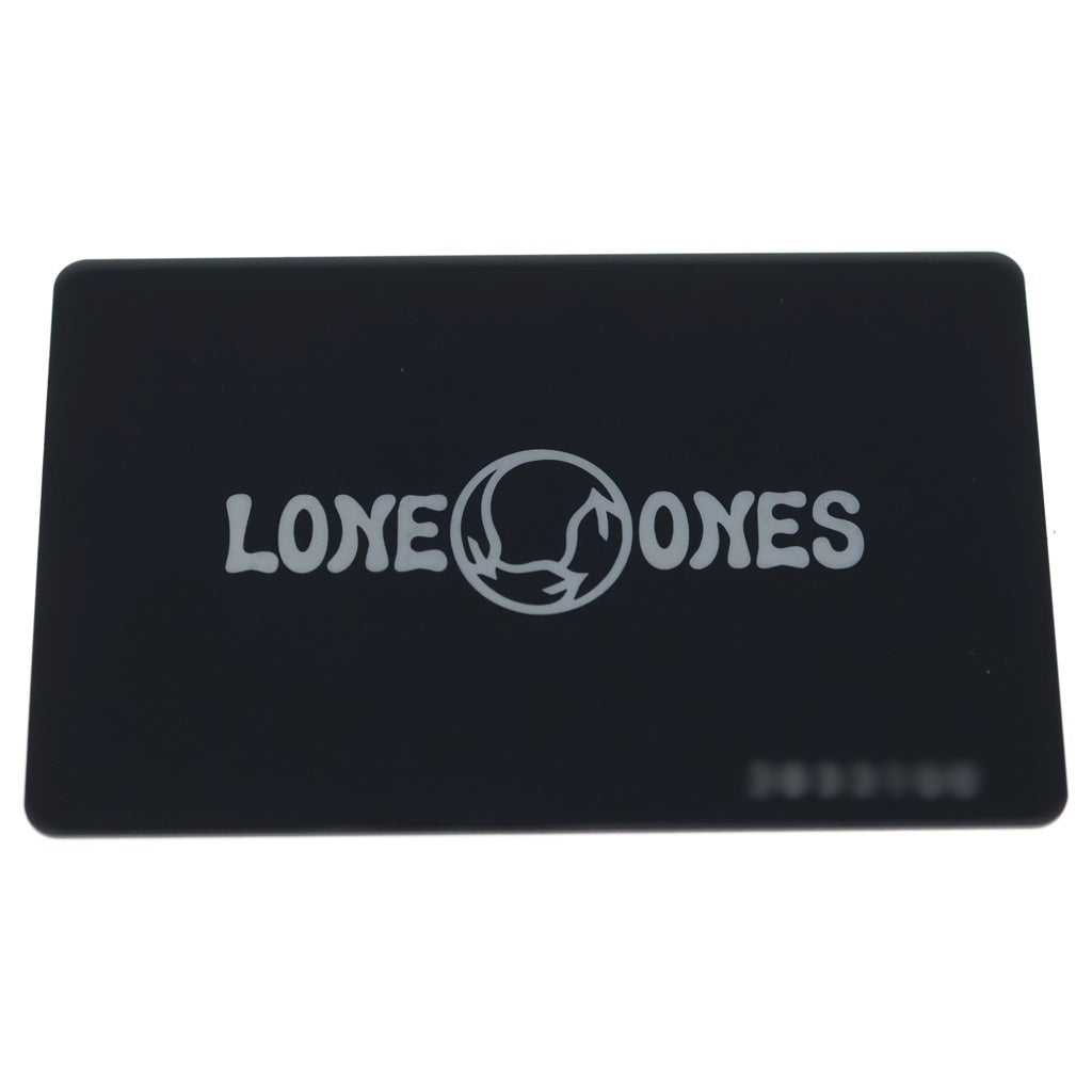 LONE ONES(ロンワンズ) MF Hooks Leather メイティングフライト レザー ネックレス ブラック