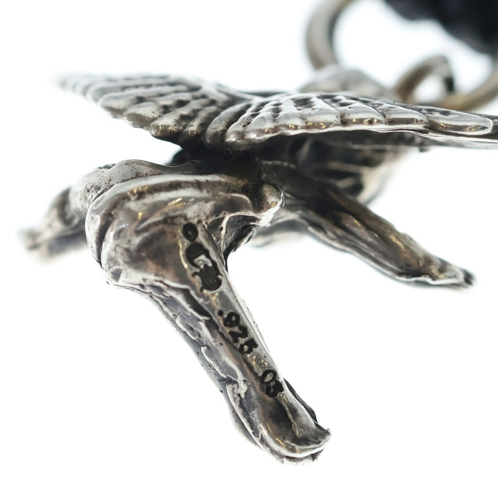 CHROME HEARTS(クロムハーツ) FOTI MISS LERLENE LEATHER BRAID フォティ ミスラーレン レザーブレイド ペンダント ネックレストップ シルバー
