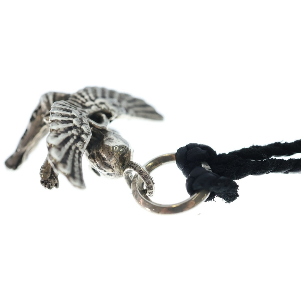CHROME HEARTS(クロムハーツ) FOTI MISS LERLENE LEATHER BRAID フォティ ミスラーレン レザーブレイド ペンダント ネックレストップ シルバー