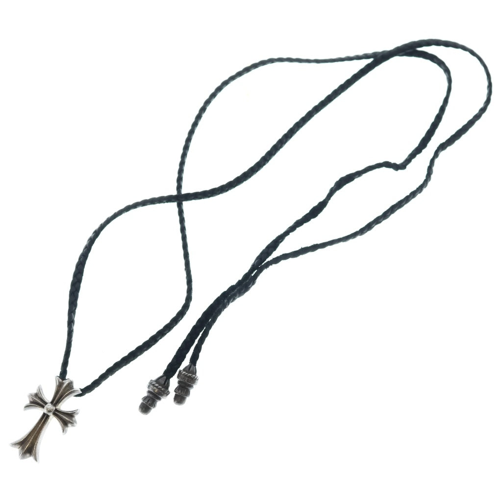 CHROME HEARTS(クロムハーツ) CH CRS SMLスモールCHクロス BC ボロチップブレイド ネックレス シルバー BCA220