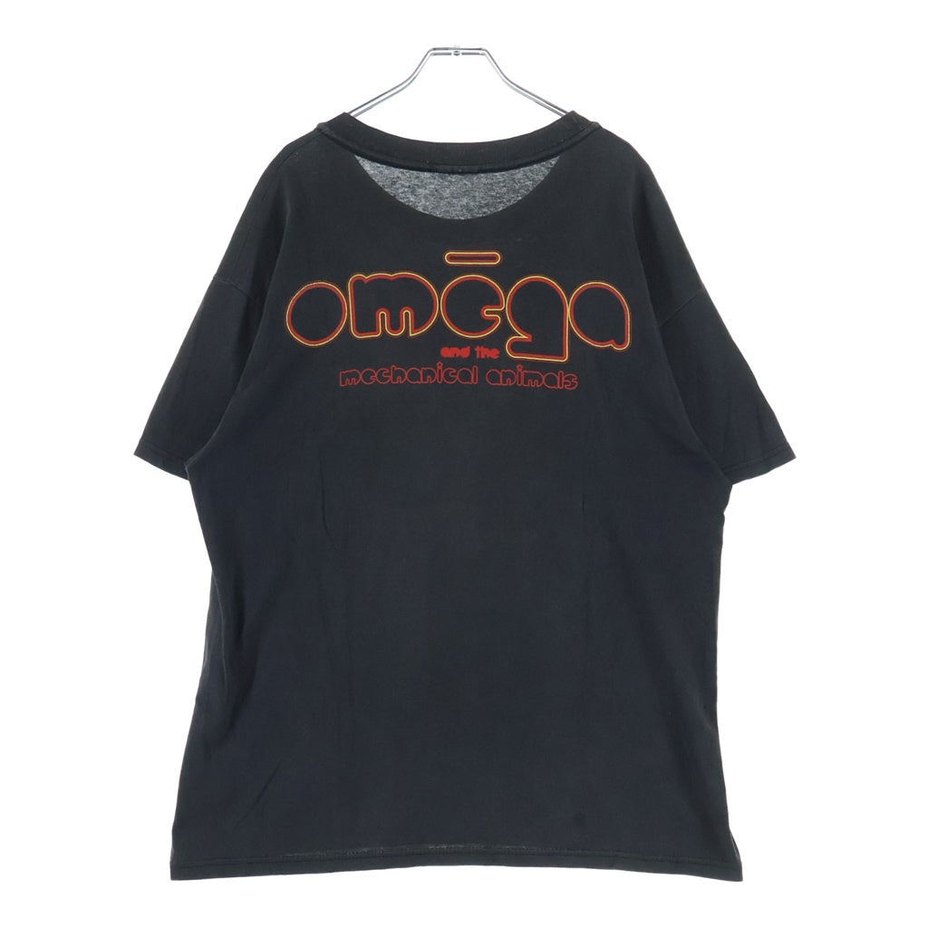 VINTAGE(ヴィンテージ) MARILYN MANSON ROCK IS DEAD OMEGA 両面プリント 半袖Tシャツ ブラック