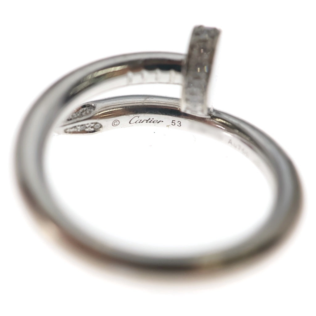 Cartier(カルティエ) K18WG ジュストアンクル スモール ダイヤ リング