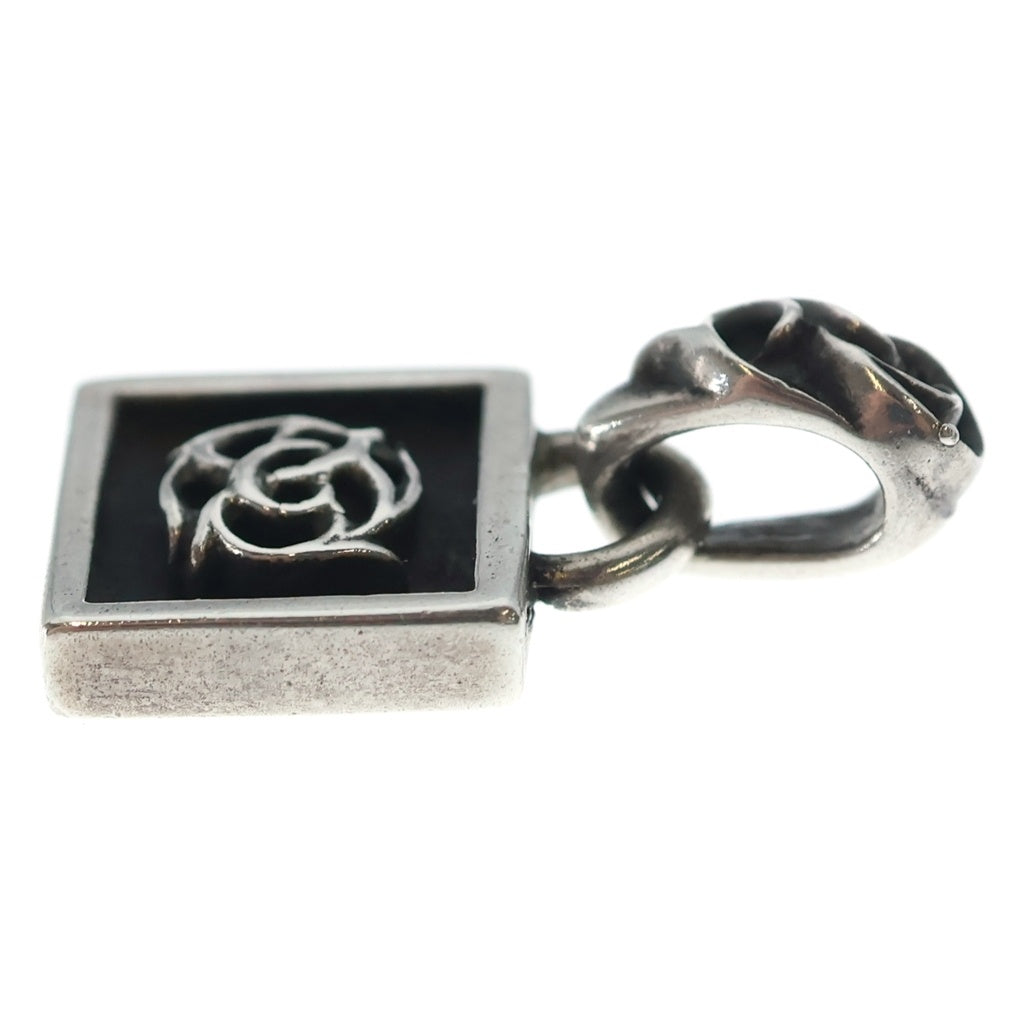 CHROME HEARTS(クロムハーツ) FRAMED FLRL フレームド フローラル チャーム ペンダントトップ シルバー