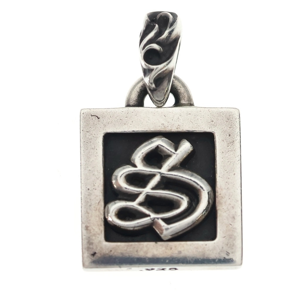 CHROME HEARTS(クロムハーツ) FRAMED LETTER BLOCK フレームド レターブロック S アルファベットチャーム シルバー