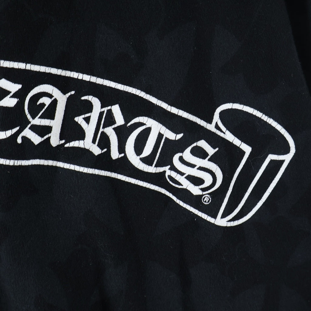 CHROME HEARTS(クロムハーツ) Graveyard Cemetery Cross L/S Tee グレイブヤードセメタリークロス長袖Tシャツ ブラック