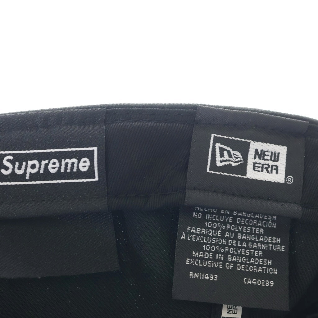 SUPREME(シュプリーム) 24SS ×New Era Gold Cross S Logo ゴールドクロス エスロゴ キャップ ブラック
