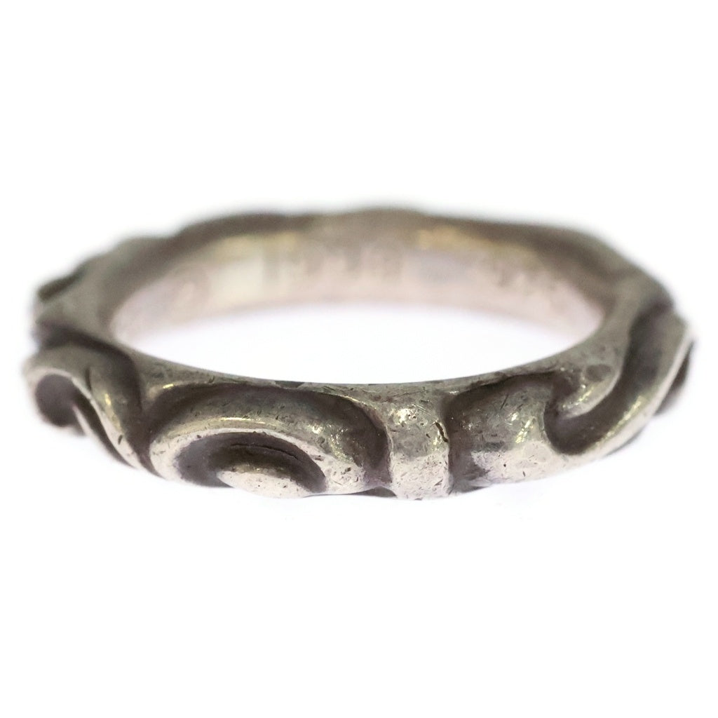 CHROME HEARTS(クロムハーツ) SCRL BAND スクロールバンド リング シルバー BCA351