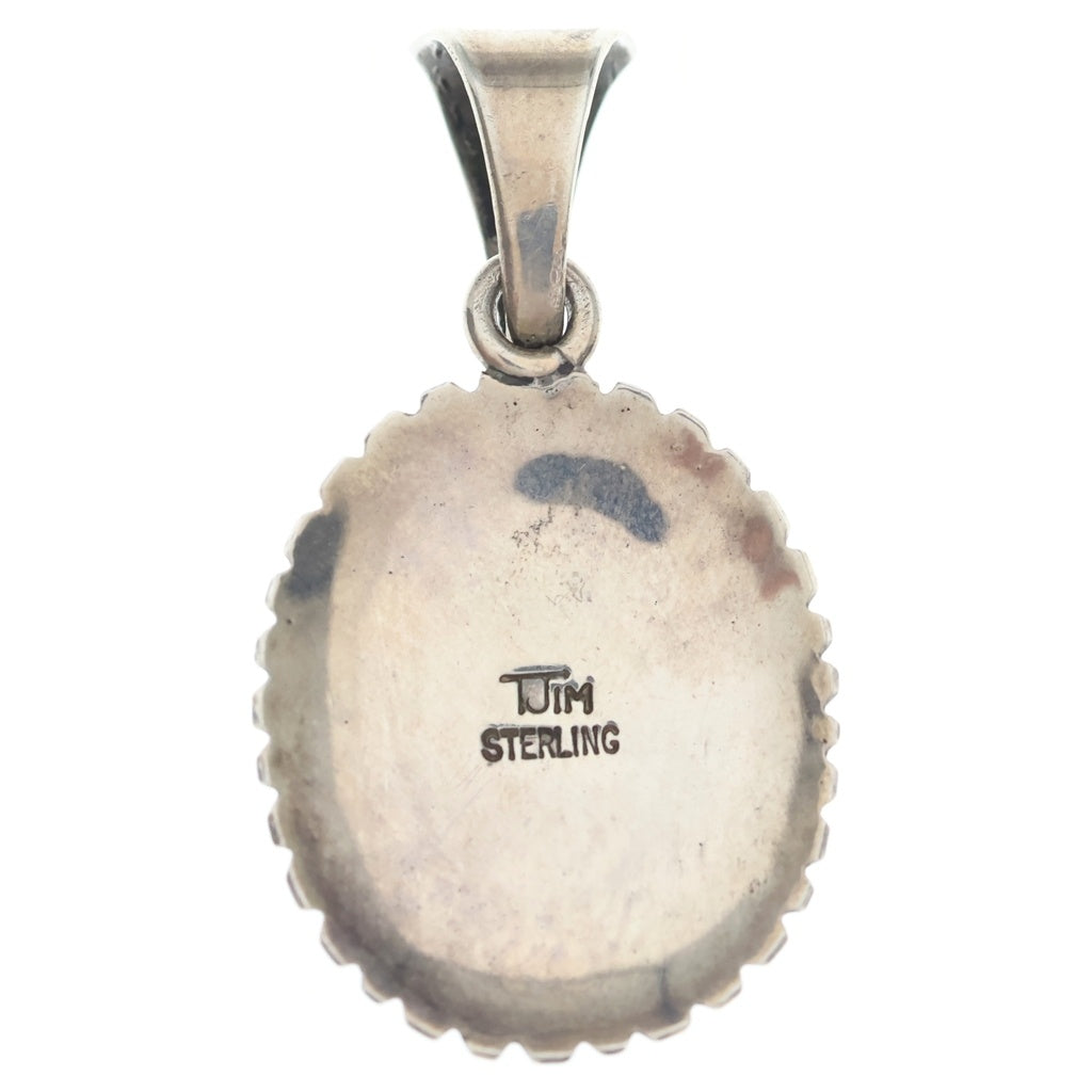 INDIAN JEWELRY(インディアンジュエリー) NAVAJO Wilson Jim ナバホ族 ウィルソンンジム ターコイズ ペンダント ネックレストップ シルバー