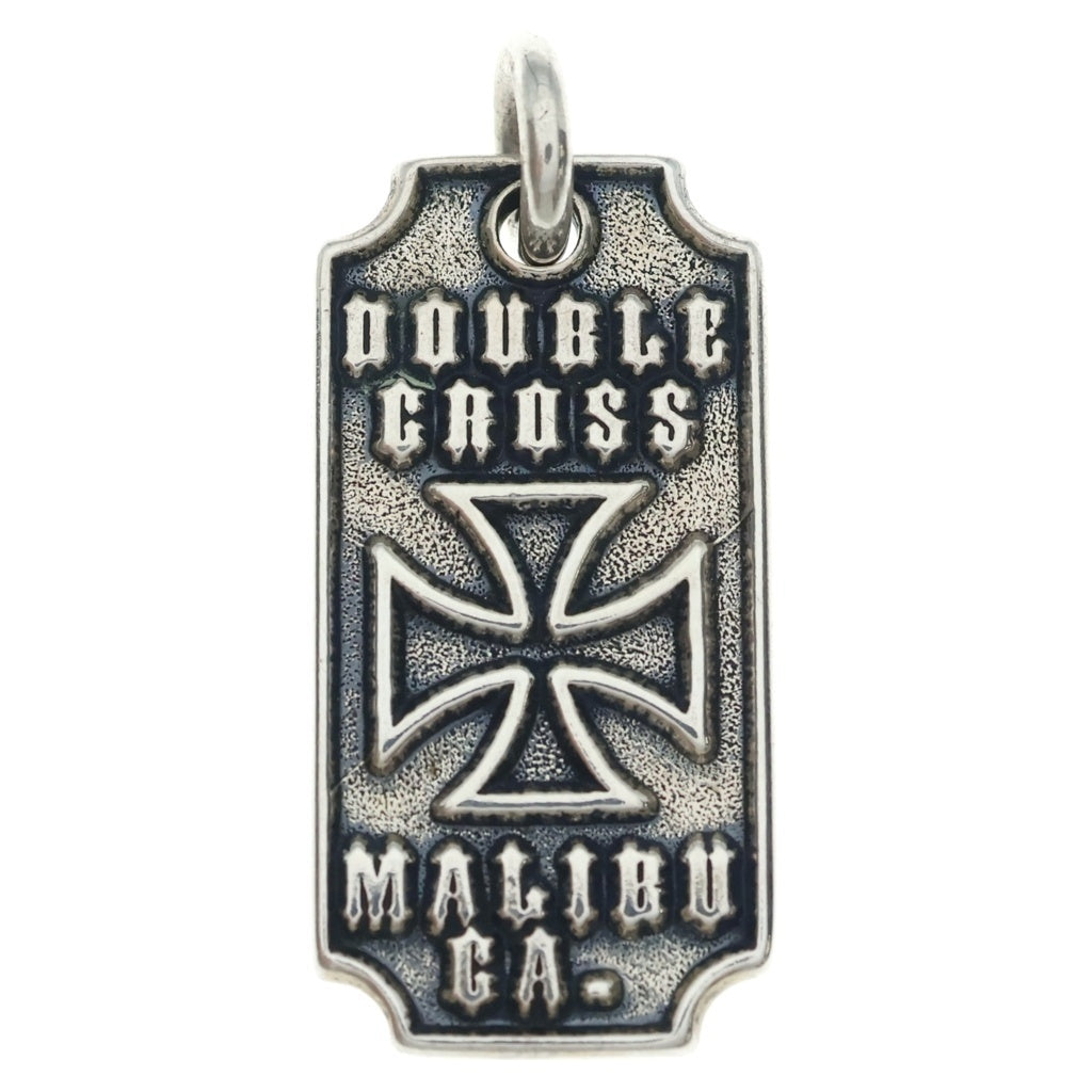 Travis Walker(トラヴィスワーカー) クロスドッグタグ ペンダントトップ シルバー