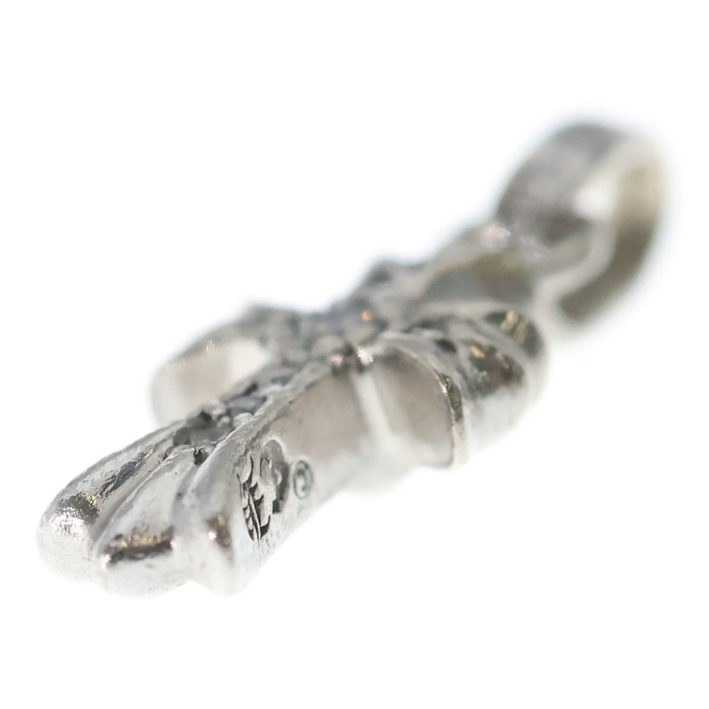 CHROME HEARTS(クロムハーツ) 18KWG CRS BBYFAT P/DIA ベイビー