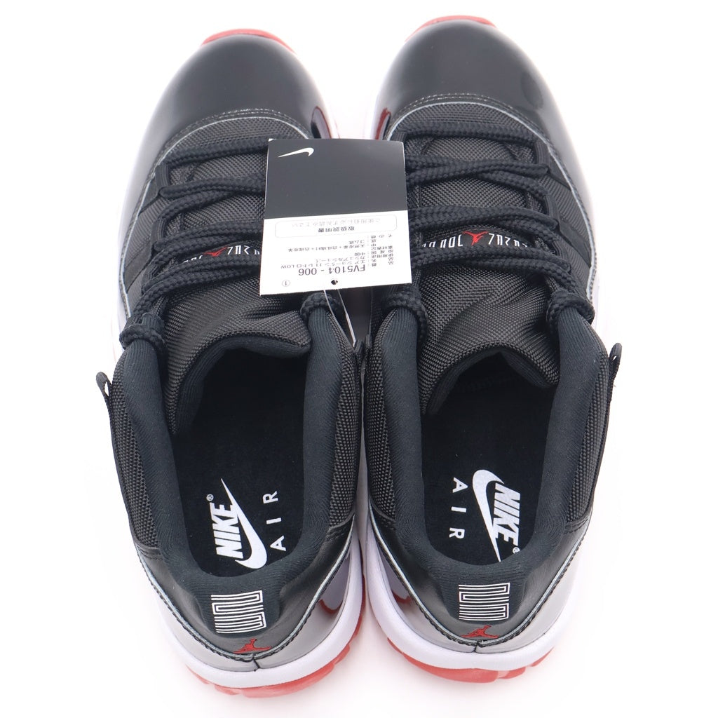 NIKE(ナイキ) AIR JORDAN 11 RETRO LOW BRED エアジョーダン11 レトロ ブレッド ローカットスニーカー FV5104-006 US9/ 27cm ブラック/レッド