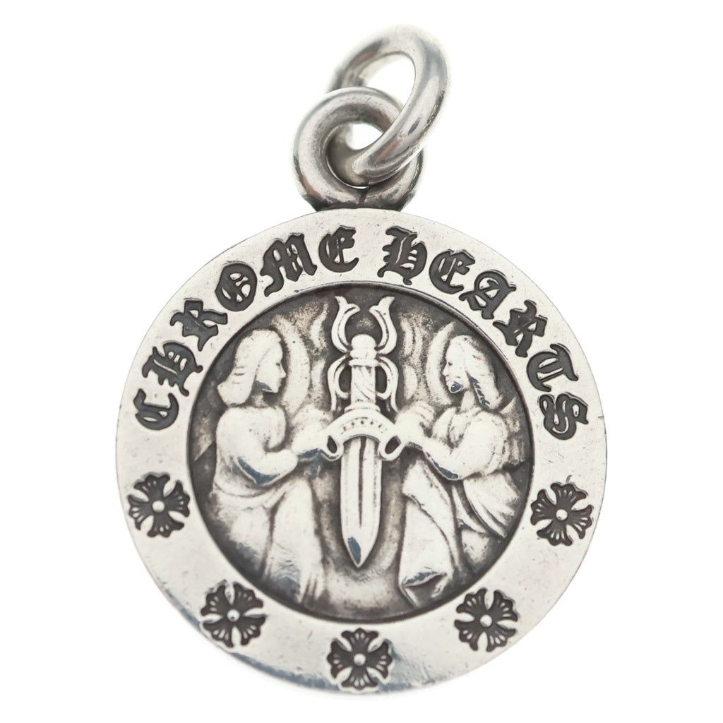 CHROME HEARTS(クロムハーツ) CHRM ANGL MDL V2 エンジェルメダルチャーム ペンダントトップ シルバーBCA229