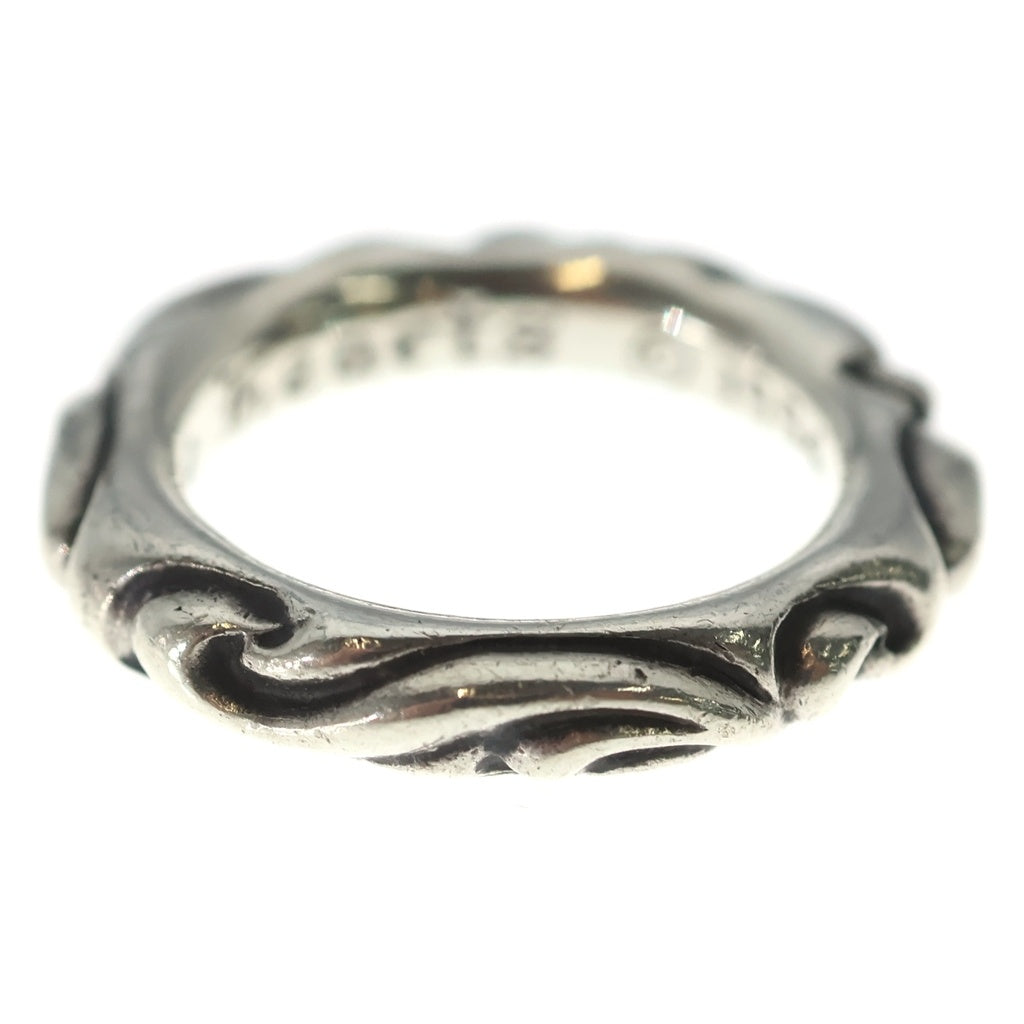 CHROME HEARTS(クロムハーツ) SCRL BAND スクロールバンド リング シルバー BCA351