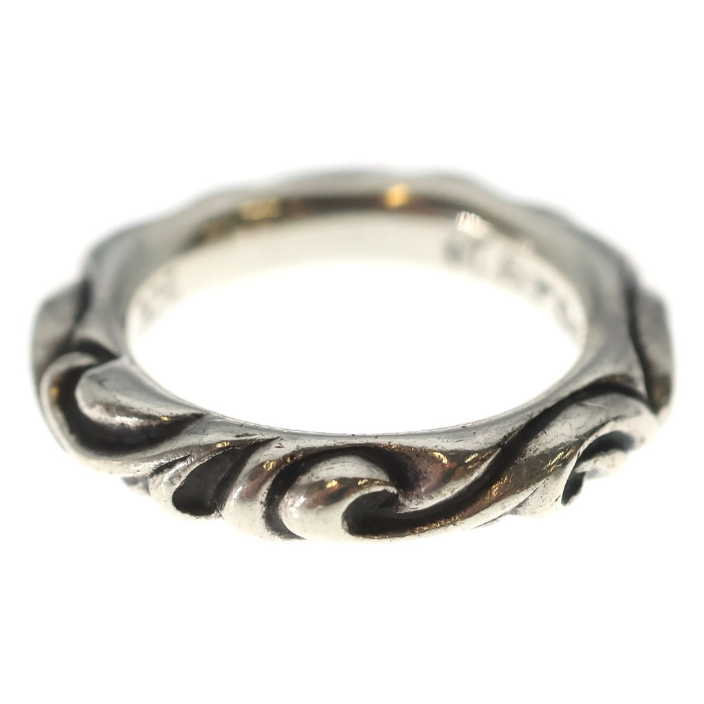 CHROME HEARTS(クロムハーツ) SCRL BAND スクロールバンド リング シルバー BCA351