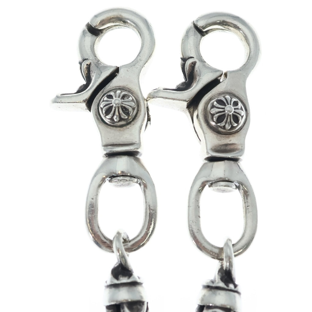 CHROME HEARTS(クロムハーツ) ROLLER 9LINK 2クリップ ローラー 9リンク ウォレットチェーン シルバー