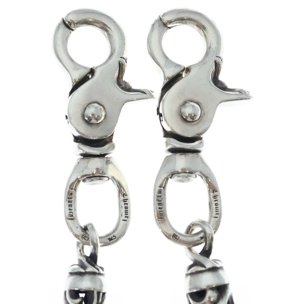 CHROME HEARTS(クロムハーツ) ROLLER 9LINK 2クリップ ローラー 9リンク ウォレットチェーン シルバー