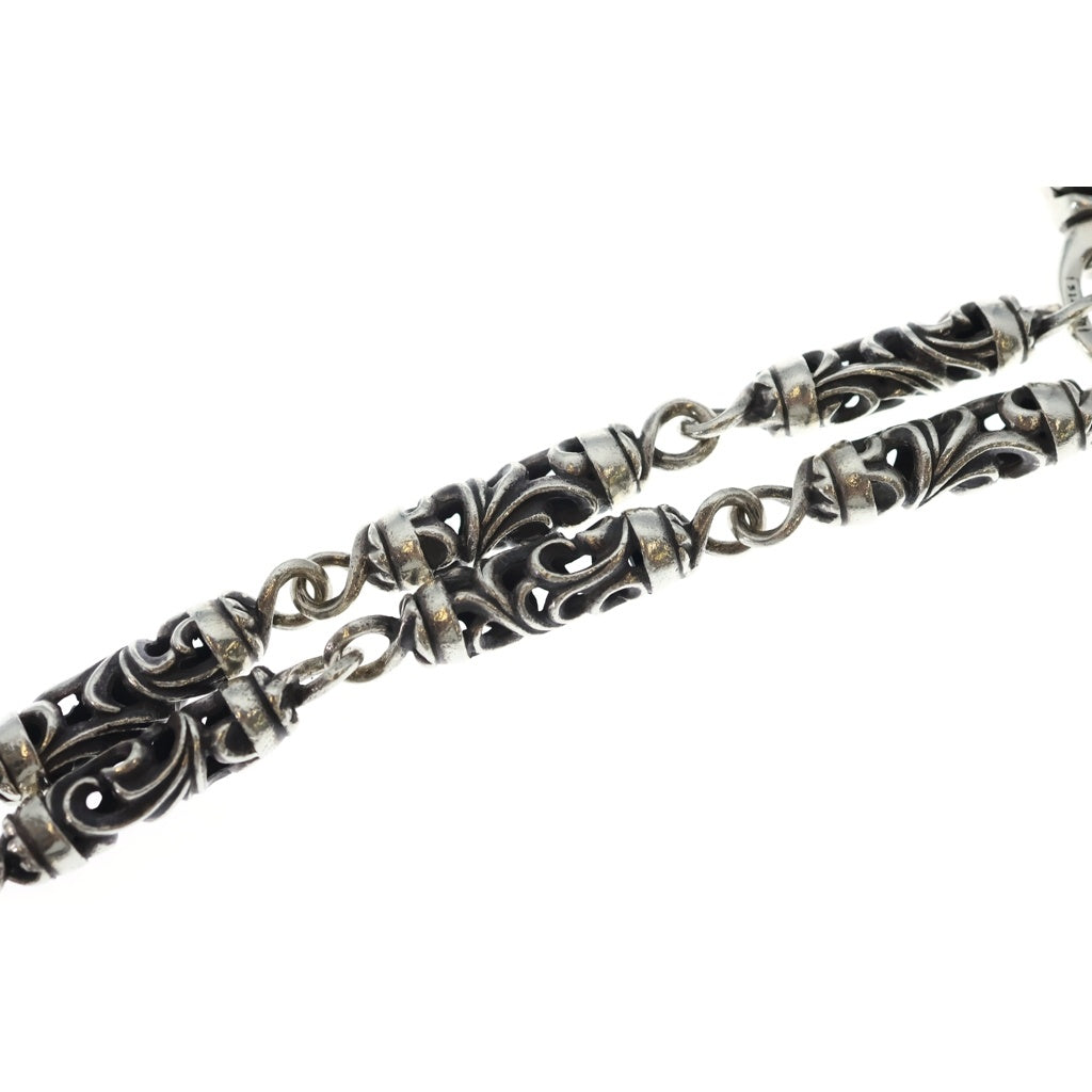 CHROME HEARTS(クロムハーツ) ROLLER 9LINK 2クリップ ローラー 9リンク ウォレットチェーン シルバー