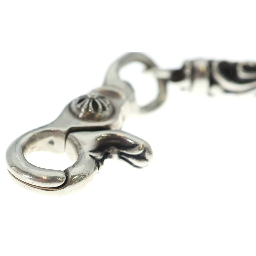 CHROME HEARTS(クロムハーツ) ROLLER 9LINK 2クリップ ローラー 9リンク ウォレットチェーン シルバー