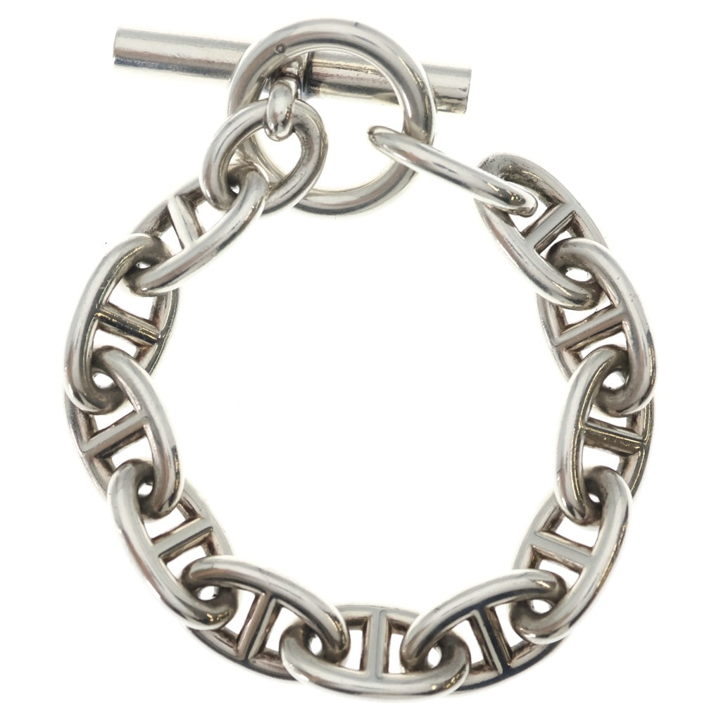 HERMES(エルメス) Chaine d'Ancre TGM シェーヌダンクルTGM 12コマ チェーンブレスレット シルバー レディース