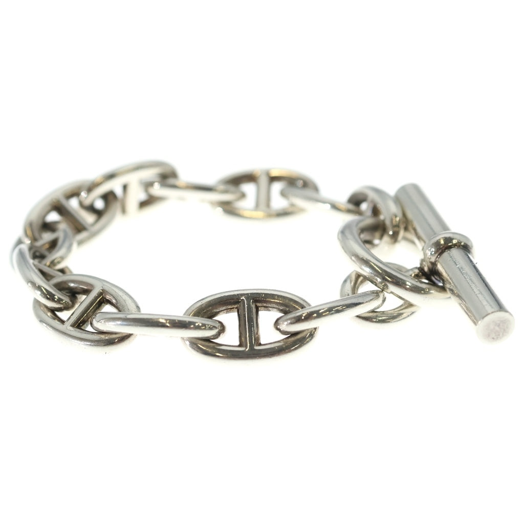 HERMES(エルメス) Chaine d'Ancre TGM シェーヌダンクルTGM 12コマ チェーンブレスレット シルバー レディース