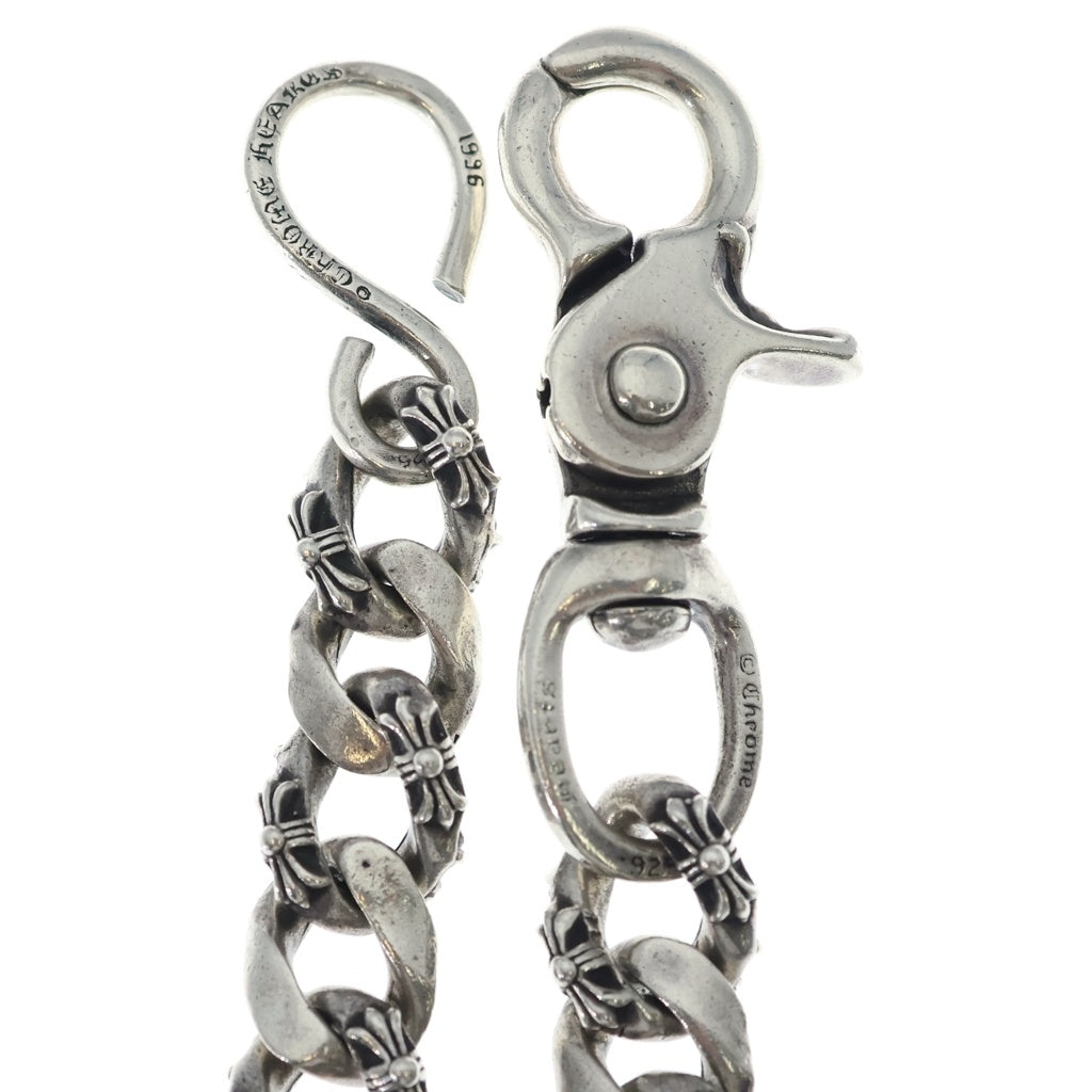 CHROME HEARTS(クロムハーツ) OLD FANCY LONG-S/1クリップロング オールド ファンシー ウォレットチェーン シルバー