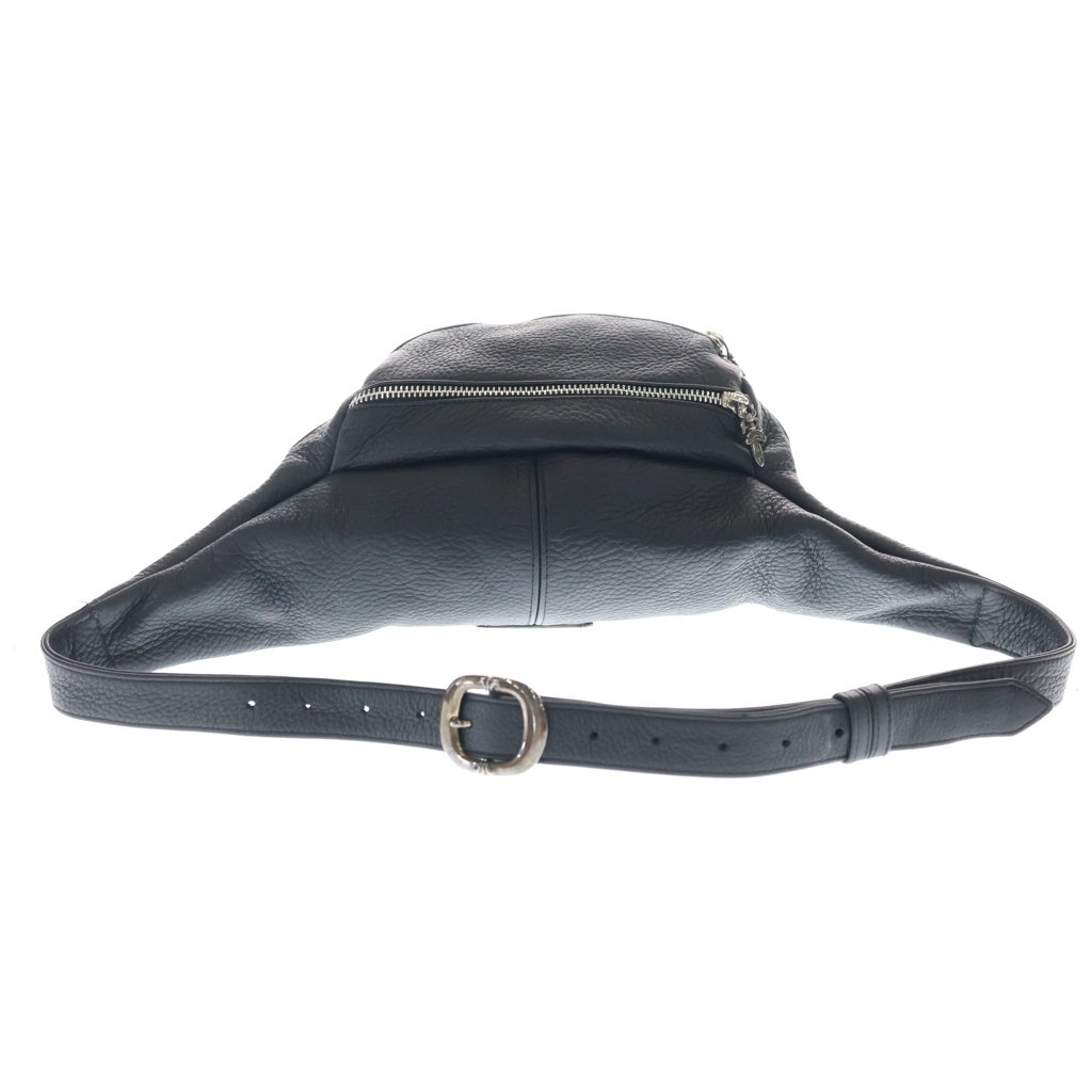 CHROME HEARTS(クロムハーツ) #1 SNAT PACK スナットパック ダガージップ ガンスリンガーベルト レザーウエストバッグ ブラック BCA378