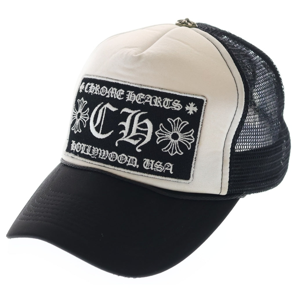 CHROME HEARTS(クロムハーツ) TRUCKER CAP トラッカー メッシュキャップ ホワイト/ブラック