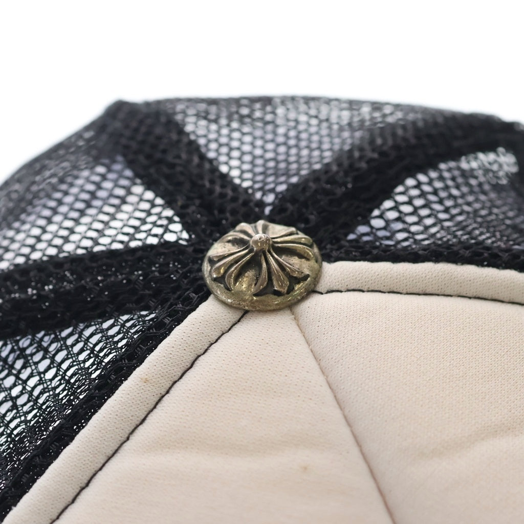 CHROME HEARTS(クロムハーツ) TRUCKER CAP トラッカー メッシュキャップ ホワイト/ブラック