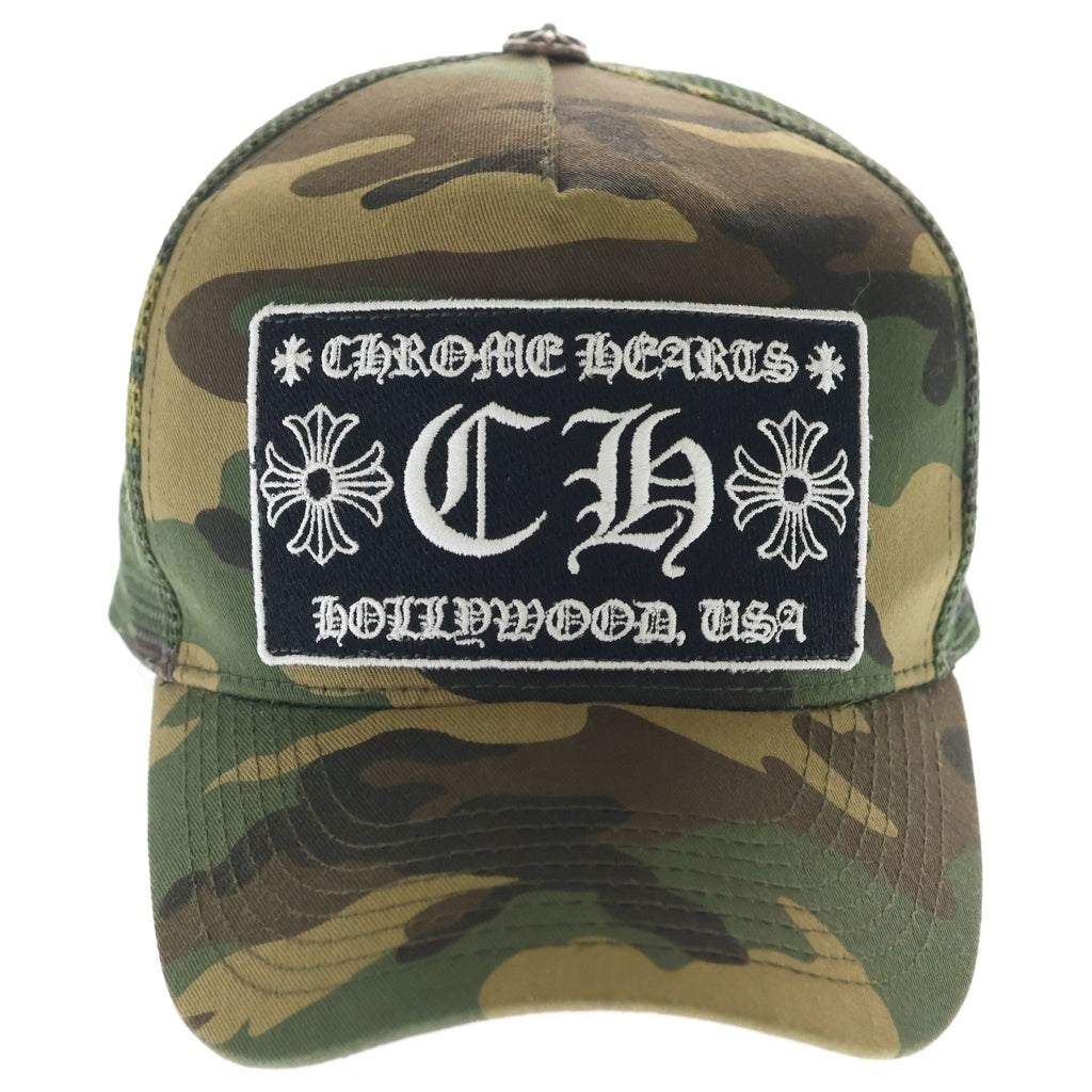 CHROME HEARTS(クロムハーツ) TRUCKER CAP トラッカー メッシュキャップ カモ グリーン