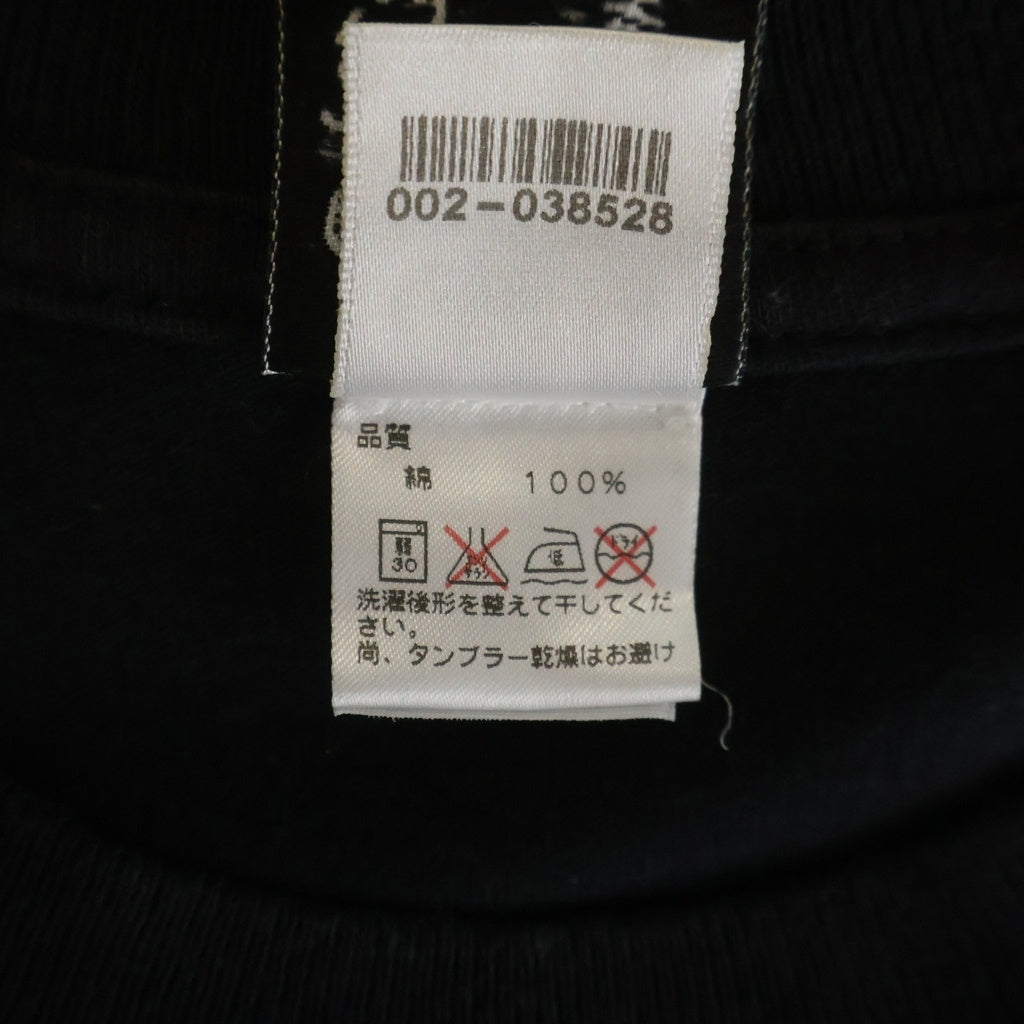 CHROME HEARTS(クロムハーツ) OLD CH T-SHIRT ホースシュー スクロールラベルプリント Tシャツ ブラック