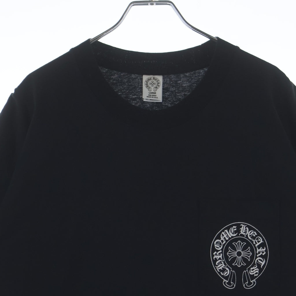 CHROME HEARTS(クロムハーツ) OLD CH T-SHIRT 香港限定 ホースシュープリント Tシャツ ブラック
