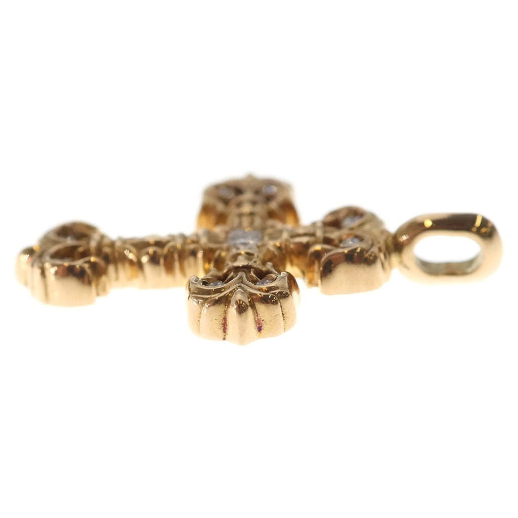 CHROME HEARTS(クロムハーツ) 22K FILIGREE TINY P/DIA タイニーフィリグリークロス PAVEダイヤ ペンダントトップ ゴールド BCA045