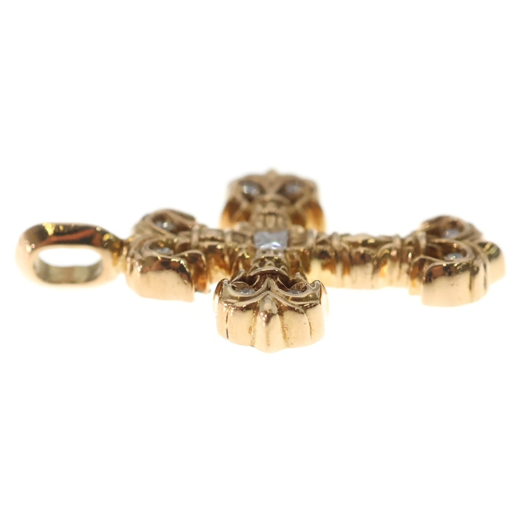 CHROME HEARTS(クロムハーツ) 22K FILIGREE TINY P/DIA タイニーフィリグリークロス PAVEダイヤ ペンダントトップ ゴールド BCA045