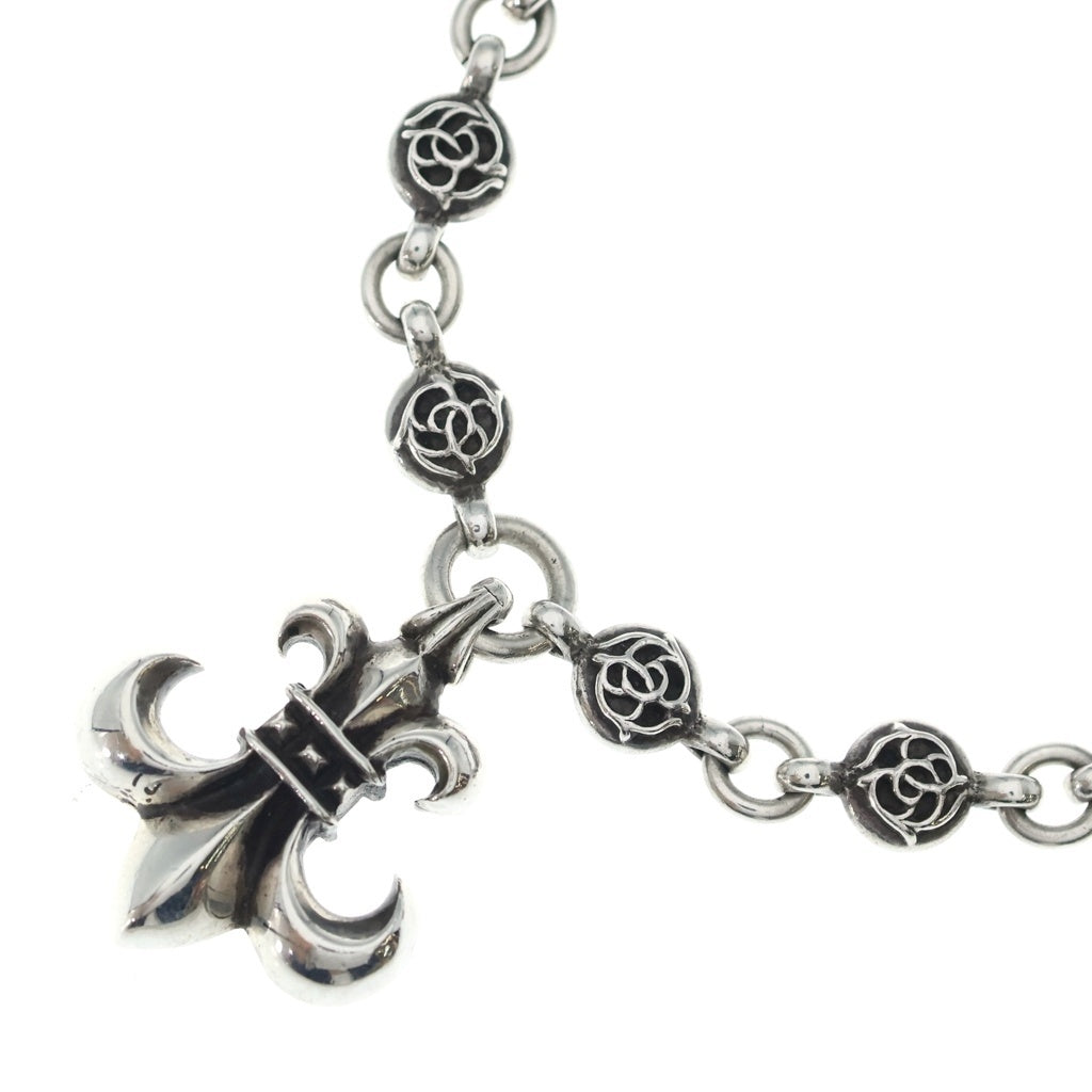 CHROME HEARTS(クロムハーツ) #1フローラルボールチェーン フレア ネックレス シルバー