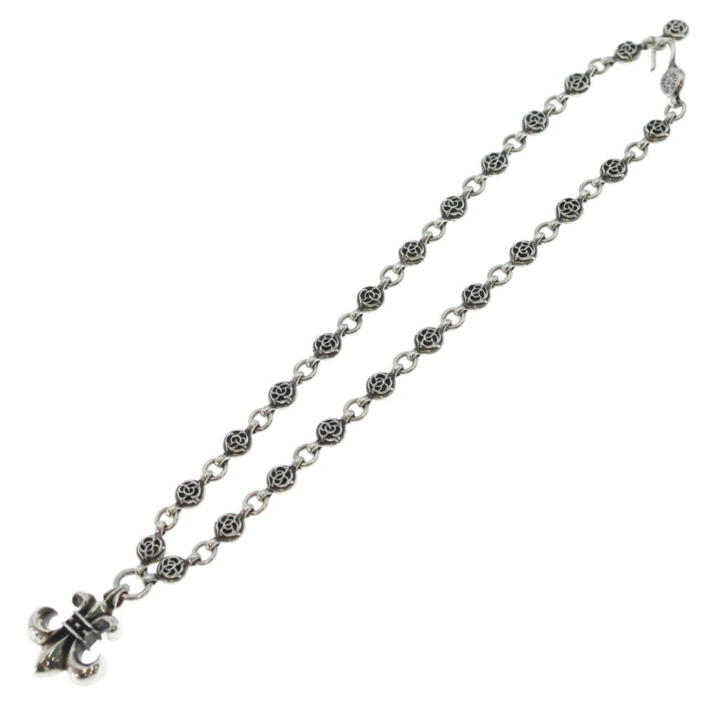 CHROME HEARTS(クロムハーツ) #1フローラルボールチェーン フレア ネックレス シルバー